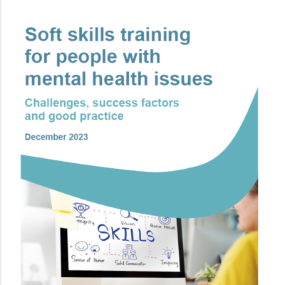 Soft skills training for people with mental health issues