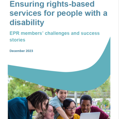 EPR Study “Ensuring rights-based services for people with a disability. EPR members’ challenges and success stories”