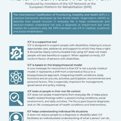 The ICF in Services and Support