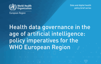 WHO provides recommendations on health data governance in the age of AI 